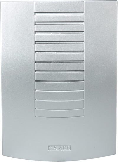 Tweekleurig Klokspel - Deurbel - Huishoudelijk Gebruik - Hoogwaardige Kunststof Behuizing - 11x3.5x16 cm - Zilver