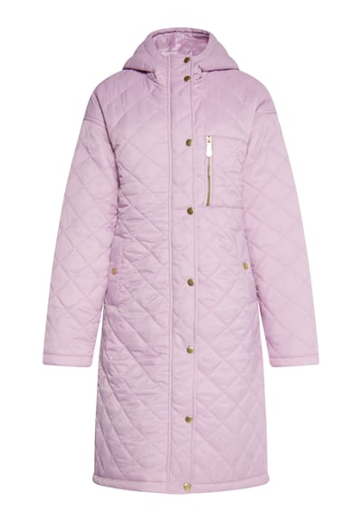 Faina Lichtgewicht gewatteerde jas Dames Mauve