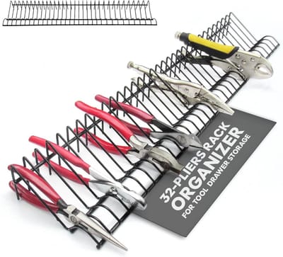 Tangenrek en organizer voor efficiënte opslag van gereedschap