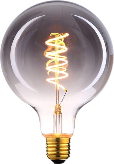 E27 4Watt Smoke Spiraal 80mm Dimbaar