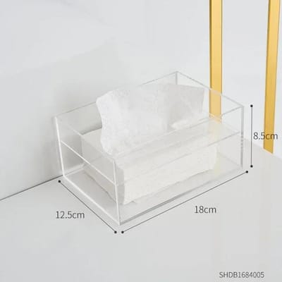 Boîte à mouchoirs en acrylique INS, distributeur de serviettes, étui à lingettes, boîte de rangement de cuisine, organisateur de bureau, décoration de salon