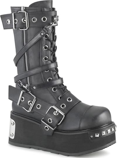 DemoniaCult - TRASHVILLE-250 Plateau Laarzen - US 5 - 37 Shoes - Zwart