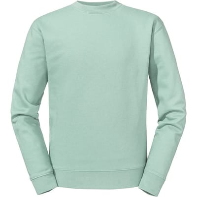 Russell Heren Authentiek Effen Sweatshirt (Eucalyptus)