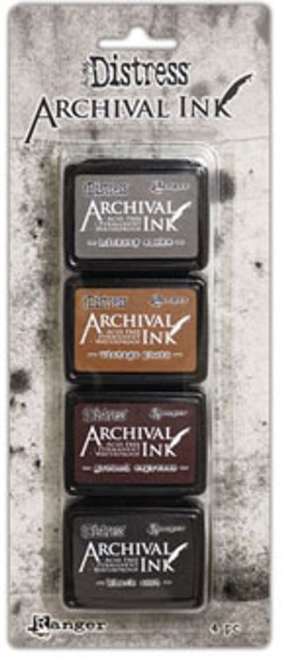 Archival Mini Inkt Kit Sepia