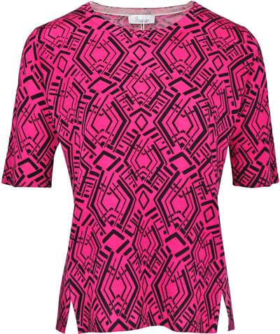 Princess goes Hollywood - zijden roze trui - maat S