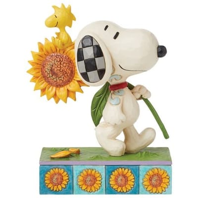 Peanuts Verzamelfiguren - Snoopy Sunflower Figuur - voor Geen - meerkleurig