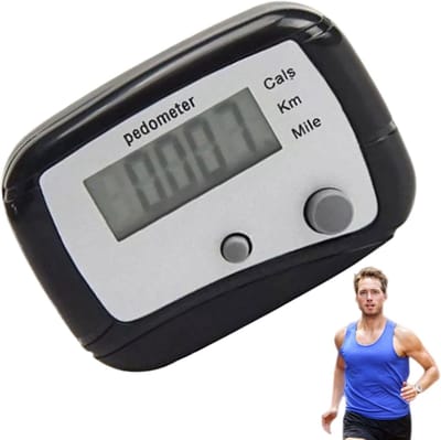 Stappenteller Digitaal - Calorie Teller - Gezondheid Beheren - Met Clip - 4.7 cm Display - Zwart