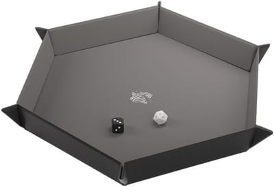 Dice Tray Magnetic Hexagonal: Grijs - Accesoires