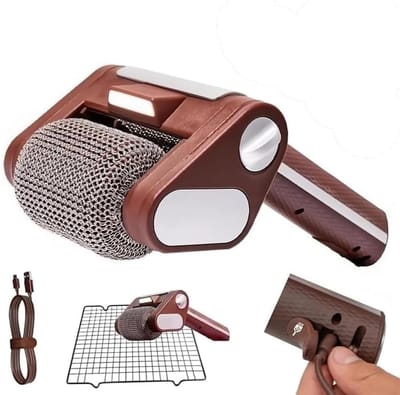 Bbq gereedschap - Elektrische grillborstel - Met LED-verlichting - 304 Roestvrij Staal - 360° Efficiënte Reiniging - Met afneembare roller - Grillborstel - Grillreiniger - Draadloze reinigingsset - USB Oplaadbaar - Voor Grill, Pan & Camping
