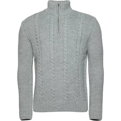 VINTAGE JACOB HENLEY Mid Grey (M6110527A - 40Q)