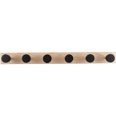 Dennenhouten kapstok Present Time Knobs