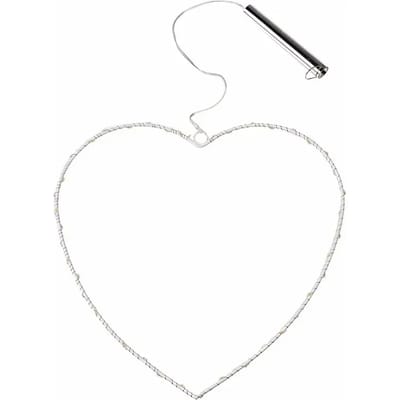 Metalen hart LED wanddecoratie voor kinderen Rex London