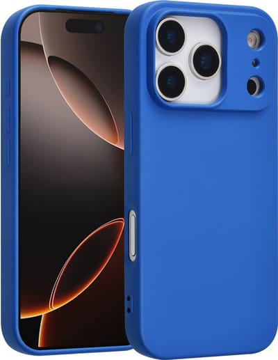 TUNIQ Back cover voor iPhone 17 Pro - Schokabsorberend - Diepblauw