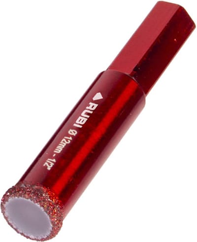 Rubi tegelboor 12mm – HEX - Diamantboor tegels
