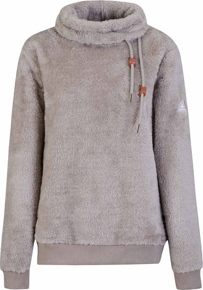 BJØRNSON Ilmi Coral Fleece Pullover Dames 4 seizoenen - Zacht - Maat 36 - Beige