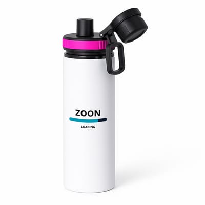 Hacebo® - zoon loading waterfles met draaidop roze - Zoon - ochtendkoffie laden - verjaardagscadeau - verjaardag - cadeau - cadeautje voor zoon - zoon artikelen - kado - geschenk - gift - water fles - 850ML