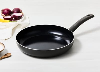 ISENVI Avon Koekenpan - 28 cm - Keramisch - Ergo Greep - Geschikt voor Inductie - PFAS, PTFE Vrij