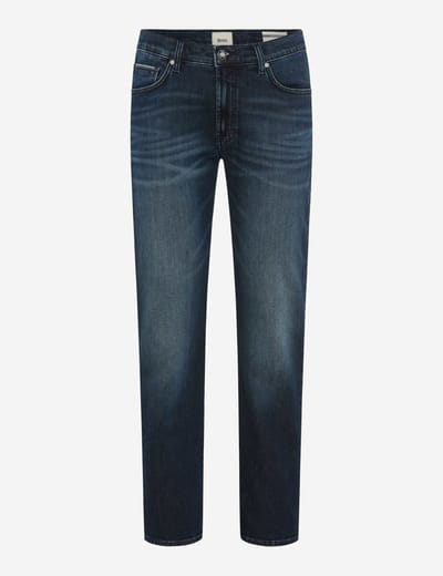 Brax Heren Jeans  Style CLINT BLUE TREASURE USED, denim blauw regular, maat 33/32