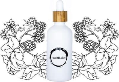 Frambozenpitolie - glazen pipet flesje 50ml (navulbaar en plasticvrij verpakt) - vegan - dierproefvrij en zonder chemische toevoegingen - Frambozenpit huidolie