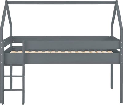 Alpi-Housebed - Grijs Grenen