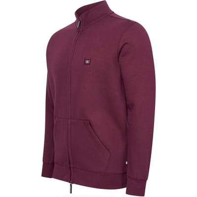 Cappuccino Italia - Heren Vest Fleece Zip Jack - Rood - Maat XXL