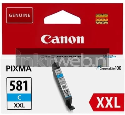 Canon CLI-581C XXL inktcartridge cyaan extra hoge capaciteit (origineel)