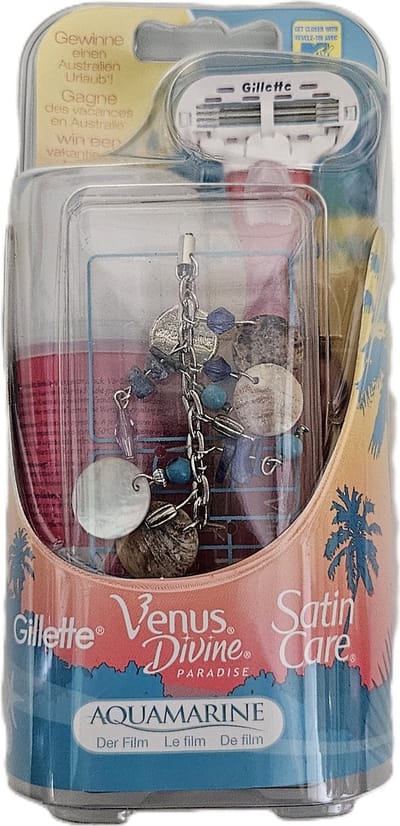 Gillette – Venus Divine Paradise 1x Scheersysteem + 1x Navulmesje + Satin Care Floral Passion Scheergel 75ml