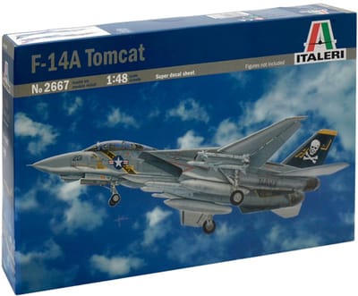 Italeri Modelbouwpakket Vliegtuigen - 2667 F-14A Tomcat Plastic - 1:48 - Modelbouw