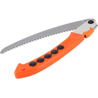 Opvouwbare Draagbare Snoeihandzaag met Antislip Handvat Tuingereedschap voor Buiten Boom Snoeien orange