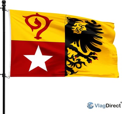 Maasmechelse vlag - Gemeente Maasmechelen vlag - 90 x 150 cm.