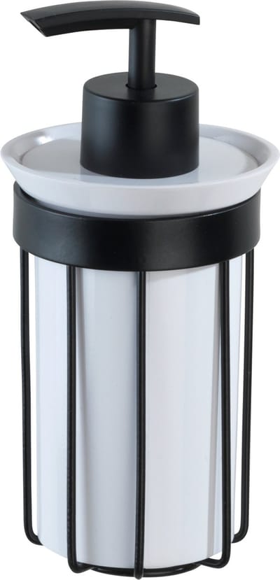 Wenko Zeepdispenser Classic Plus Zwart 9x16,5x8cm