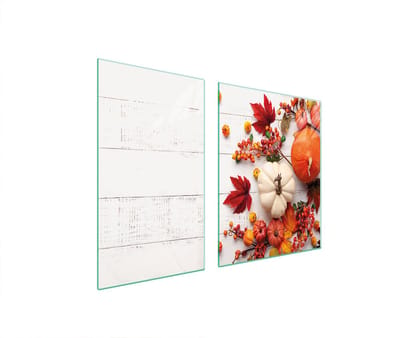 TMK ArtDeko - Snijplank en Beschermer - 100x52 cm - Glas - Dynia