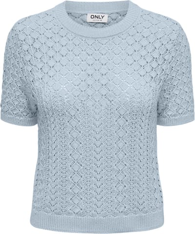 ONLY - ONLSAGA SS O-NECK KNT NOOS Dames Vest