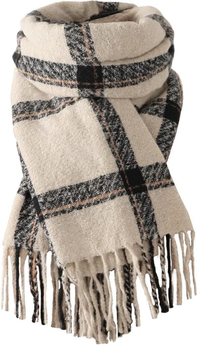 Lange Ruit Sjaal van Kasjmier Gevoel voor Dames - Warme Winter Pashmina en Dekentje voor Herfst