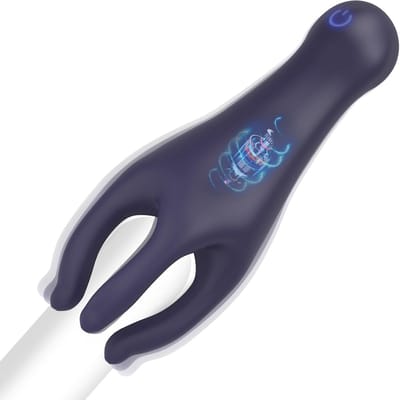 Daity Mannelijke vibrerende masturbator - Penisvibrator - flexibele stripvormige eikelstimulator - verlengt het uithoudingsvermogen - waterdicht seksspeeltje voor volwassenen