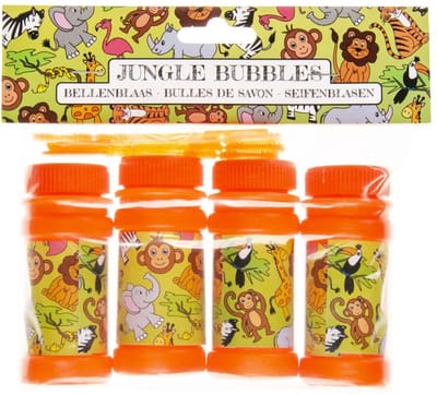 Duckiez Bellenblaas 60Ml Wilde Dieren - 4 stuks