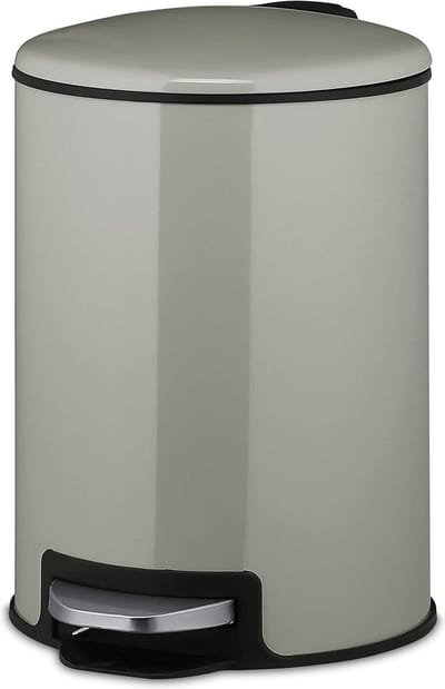 3 liter cosmetica-emmer met softclosemechanisme - lichtgrijs
