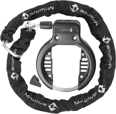 Fiets Frameslot - Ketting slot - Fiets Beveiligen - Automatisch slot - 63 mm binnenlengte - Zwart