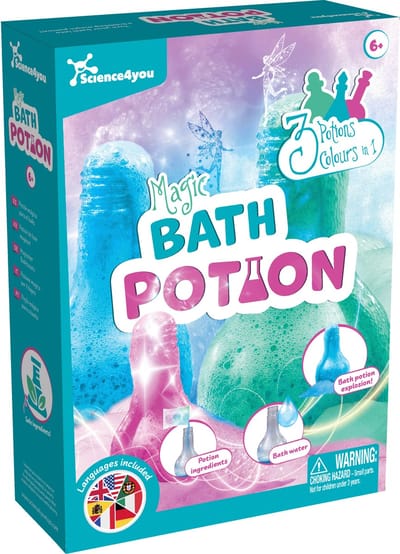 Science4you Bad Drankjes voor Kinderen +6 - Drankjes Maken Kit, Bad Bommen, Educatieve Wetenschap Kits: 3 Bad Experimenten, Stam Speelgoed, Cosmetisch Geschenk Ideaal voor Meisjes Leeftijd 6 7 8+