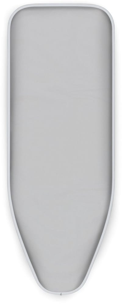 Mondo strijkplankhoes met molton - Universeel tot max 122 x 43cm - Geschikt voor Leifheit 110 x 30 cm en 120 x 38 cm strijkplankovertrek met onderlegger - Lichtgrijs