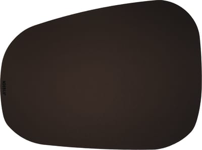 NOOBLU PEBL onderzetter / muismat 28 x 21 cm - Kleur: Chocolate brown, Aantal: set van 2