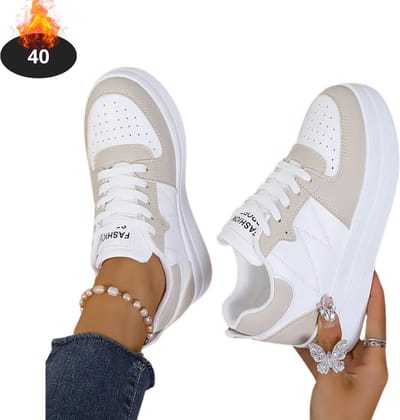 Livano Schoenen Dames - Sneakers - Comfortabel - Sportief - Casual - Volwassen - Khaki - Maat 40