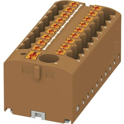 Phoenix Contact 3273384 Verdeelblok 56 mm Spanveer Bruin 8 stuk(s)
