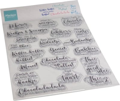 Marianne Design Clear Stamps MMM…lekker