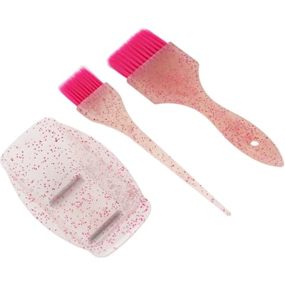 Haarkleuringskit Professionele Thuis Salon DIY Haarkleuring Kom Verfkwast Set Styling Tool Roze white