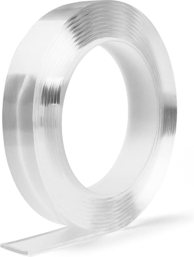 Dubbelzijdig tape transparant - montagetape - nano tape dubbelzijdig - gekko tape - dubbelzijdig plakband - 20 mm x 2 mm x 3 meter