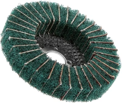 Lamellenschijf - Schuurschijf - Metaal polijsten - Anti-blokkering - 100mm x 16mm - Groen