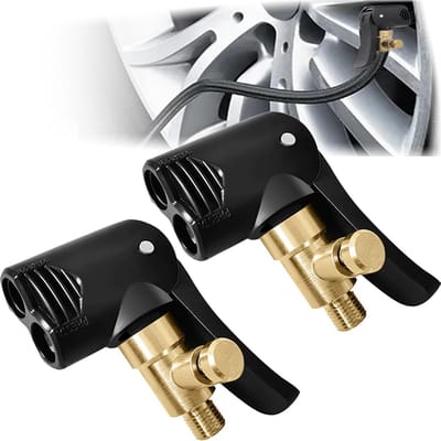 Solidchoice - 2 Stuks Autobanden Ventieladapter Set