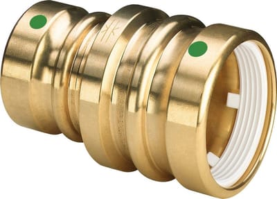 Viega Geopress-reduceermoef, d1 63, d2 50 roodkoper Model 9615.2TW, 765644