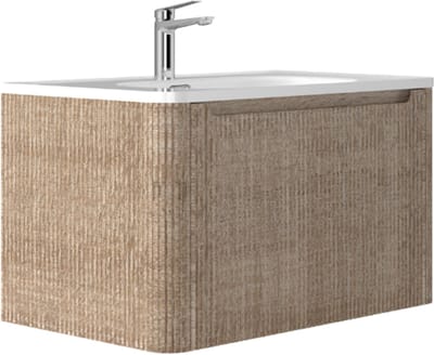 LINEA UNO - Sano 80 - Licht eiken - Badmeubel - - 301735